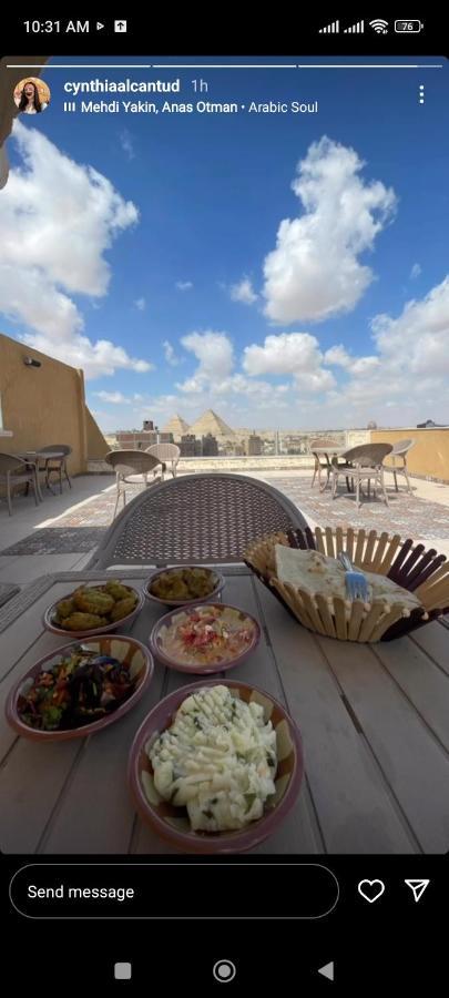Отель Bedouin Pyramids View Kafrat al Jabal Экстерьер фото