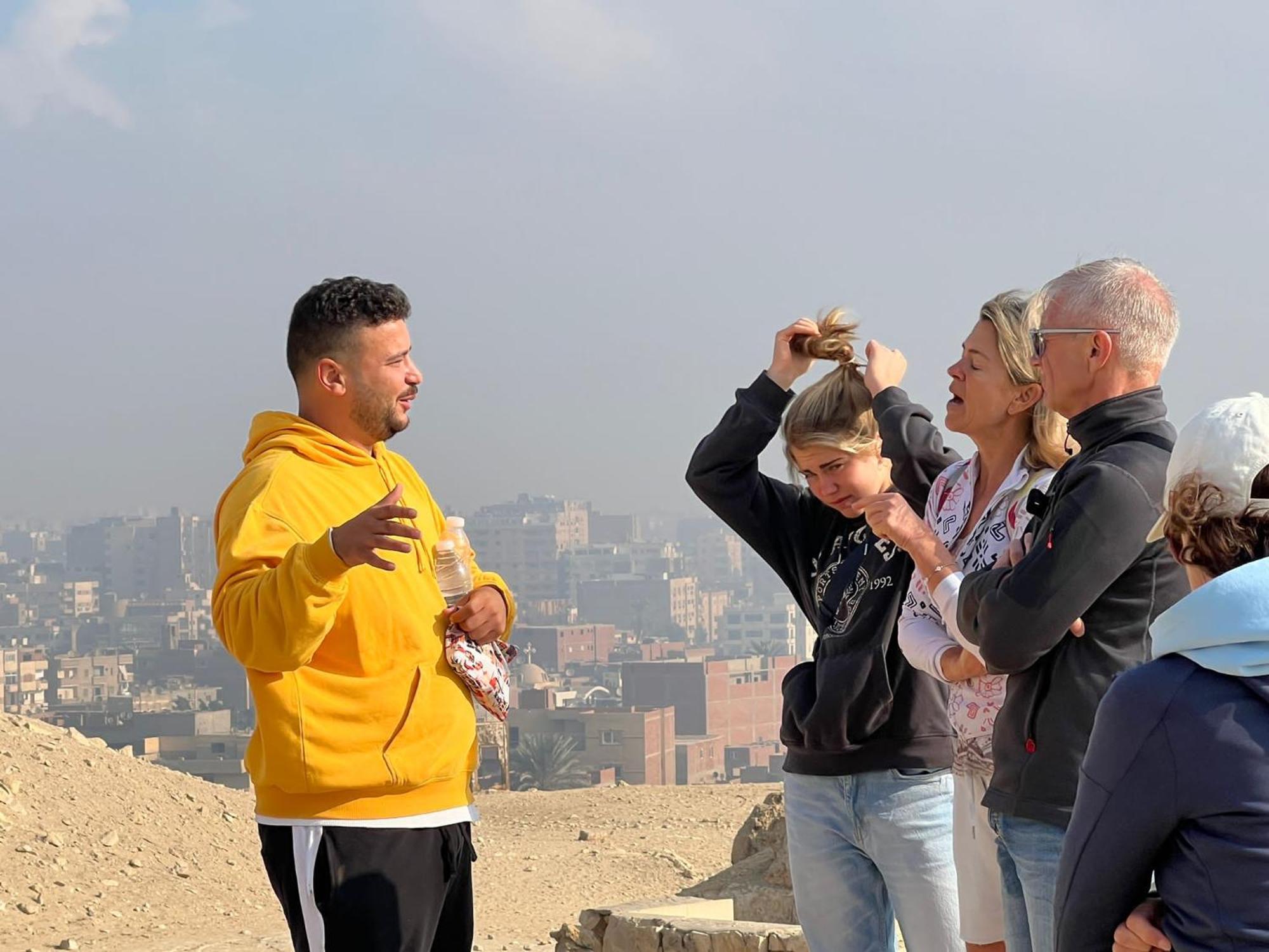 Отель Bedouin Pyramids View Kafrat al Jabal Экстерьер фото